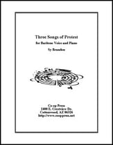 Three Songs of Protest Vocal Solo & Collections sheet music cover